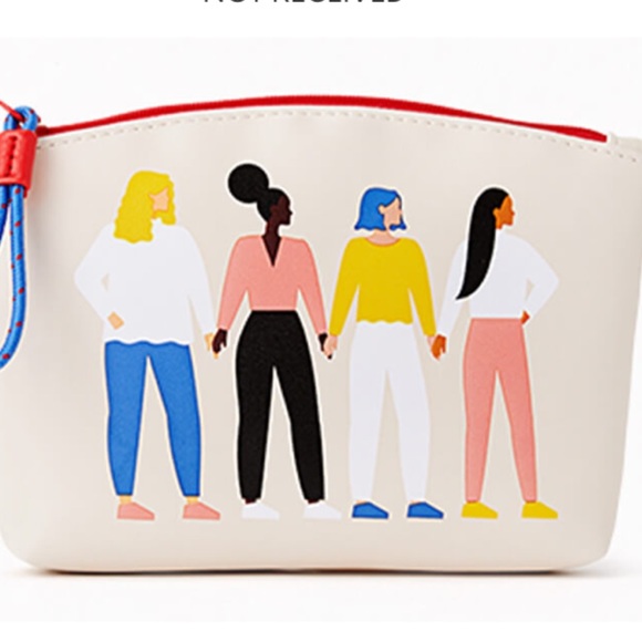 IPSY COSMETIC MAKEUP BAG NWOT. WOMEN DIVERSITY - Picture 1 of 8
